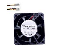 RTDPART Ventilador de refrigeración para NMB 2410ML-05W-B30 60 * 60 * 25MM DC24V 0.08A 3 líneas Nuevo
