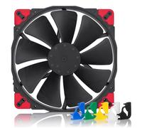 RTDPART Ventilador de refrigeración para Noctua NF-A20 PWM chromax.Black.Swap DC12V 0.08A 0.96W 800RPM 200 * 200 * 30mm 4 Pines Nuevo