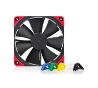RTDPART Ventilador de refrigeración para Noctua NF-F12 PWM chromax.Black.Swap DC12V 0,6W 0,05A 120 * 120 * 25mm 4 Pines Nuevo