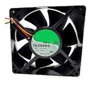 RTDPART Ventilador de refrigeración TA350DC 9232 C34422-16 9,2 cm 12 V 1,3 W 0,13 A 9032 3 Pines Nuevo