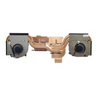 RTDPART Ventilador y disipador de Calor de CPU y GPU para portátil para Medion ERAZER Crawler E30e MD62592 NP50RNA