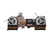 RTDPART Ventilador y disipador de Calor para CPU y GPU de portátil para Lenovo LOQ 15IRX10 5F10S14315 5F10S14316 5F10S14317 B8509ASHNF2400TN B8509ASHSF2400TN DC5V 0.7A Nuevo