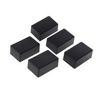 Rtengtunn 5 piezas de plástico caja de proyecto electrónico caja de instrumento caja DIY 70x45x30mm - Negro