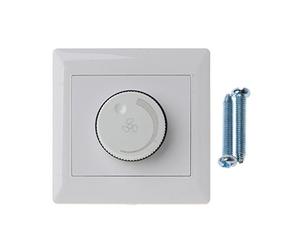 Rtengtunn Ajuste de 220V Interruptor de Control de Velocidad del Ventilador de Techo Botón de Pared Interruptor de atenuación