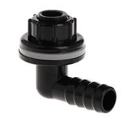 Rtengtunn Conector de Tanque de plástico Juntas de Drenaje de Agua a Prueba de Agua Accesorios para acuarios Repuestos de tubería para Peces Mascotas