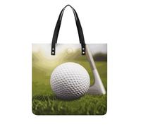 RTFNGLS Bolsos de mano para mujer, diseño de pelota de golf, de cuero vegano, bolso de mano suave para mujer, bolsos de mano para mujer, para el trabajo, viajes, uso casual, regalos de cumpleaños