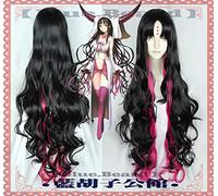 RTGFS Biamoxer Sessyoin Kiara Cosplay Wigs Fate Grand Order Extra Ccc Beast3/R Sesshouin Alterego Long Black Mix Pink Curly Wavy Hair