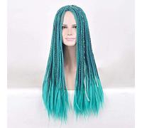 RTGFS Vevefhuang Descendants 2 Uma Cosplay Wig Braided Synthetic Fashion Costume Wigs For Women
