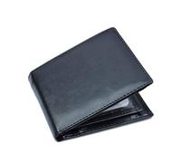 RTHGTFQB Carteras para Hombre Monedero Hombres Adelgazan la Visita de Cuero Plegable sólido Lujo de la Carpeta Titular monederos Cortos ID Tarjeta de crédito empresarial Masculino Monedero