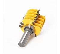 RTKYYZ 1 caja de broca for enrutador de juntas, vástago ajustable de 5 hojas de 1/2 ", vástago de 12mm for cortador de madera, cortador de espiga for herramientas de carpintería(12.7X36)