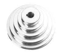 RTKYYZ 1 pieza de aluminio de 5 pasos Pagoda tipo A, polea de Motor con correa en V, piezas de transmisión de potencia, diámetro exterior 150mm 165mm 188mm (agujero 14-32mm)(Outer 150mm Hole25mm)