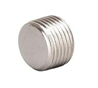 RTKYYZ 1 unidad de cobre 1/8 "1/4" 3/8 "1/2" 3/4 "rosca macho tubo de latón cabeza hexagonal tapa conector adaptador(Iron Pllug,3/4")