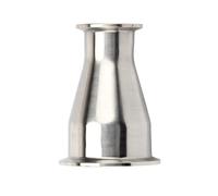 RTKYYZ 1 unidad O/D 19/25/32/38/45/51/63/76/89/102mm reductor SS304 virola sanitaria de acero inoxidable 50,5-119mm conector de tubería Tri abrazadera(89x57 to 106x77.5)