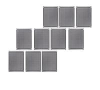 RTKYYZ 5/10 piezas de placa de circuito impreso prototipo de placa de circuito impreso de doble cara negra 2x8 3x7 4x6 5x7 7x9cm Kit electrónico de bricolaje(Black 7x9 10Pcs)