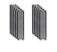 RTKYYZ 5/10 piezas de placa de circuito impreso prototipo de placa de circuito impreso de doble cara negra 2x8 3x7 4x6 5x7 7x9cm Kit electrónico de bricolaje(Black 2x8 10Pcs)