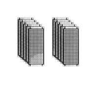 RTKYYZ 5/10 piezas de placa de circuito impreso prototipo de placa de circuito impreso de doble cara negra 2x8 3x7 4x6 5x7 7x9cm Kit electrónico de bricolaje(Black 3x7 10Pcs)