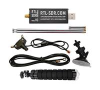 RTL-SDR Blog V3 R860 RTL2832U 1PPM TCXO HF Bias Tee SMA Software Defined Radio with Dipole Antenna Kit (Negro)