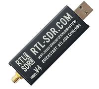 RTL-SDR Blog V4 R828D RTL2832U 1PPM TCXO SMA Software Defined Radio (Solo Dongle)