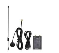 RTL-SDR - Receptor sintonizador USB con chipset R820T2 y RTL2832U, 100 kHz a 1.7 GHz HF VHF UHF Radio Scanner para Ham, onda corta, FM, DAB, ADS-B, NOAA Weather Satellite, compatible con software SDR