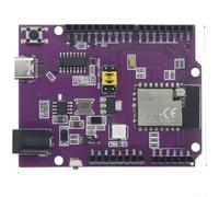 Rtl8720dn Bw16uno Placa de Desarrollo Dual Band 2.4g 5g Wifi Inalámbrico 5.0 Ble Compatible con Arduino Arm Cortex M4f Mcu Purple Pcb Para Proyectos Iot ()