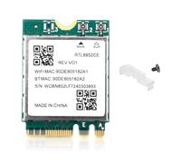 RTL8852CE - Tarjeta Wi-Fi 6E, adaptador M.2 NGFF de 5374 Mbps de triple banda 6 GHz/5 GHz/2.4 GHz con Bluetooth 5.3 para ordenador portátil Windows 10/11