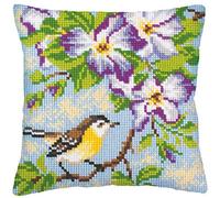 RTO Collection D'Art - Juego de Cojines de Punto de Aguja con Sello (40 x 40 cm)