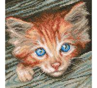 RTO Flauschiger Beobachter Kit de Punto de Cruz, algodón, Multicolor, 18x18 cm