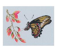 RTO - Kit de punto de cruz, diseño de mariposa