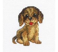 RTO Kleiner Tike Kit de Punto de Cruz, algodón, Multicolor, 9x9 cm