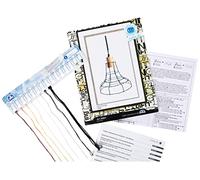 RTO Lampe im Loft-Stil Kit de Punto de Cruz, algodón, Multicolor, 9.5x17.5 cm