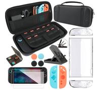 RTop Switch 2 Kit de Accesorios para Nintendo Switch 2 (2025),Family Bundle Kit de accesorios con funda de Transporte y Protector de Pantalla,Funda Protectora,Soporte de Montaje y Mucho más