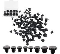 RtottiM 80 Tappi in Gomma, Tappi in Silicone, Silicone Gomma Fori Tappo, Tappi Ciechi Rotondi, Tappo In Gomma Da Laboratorio, per Fori con Diametro Interno da 4 a 9,5mm, Bottiglie, Tubi