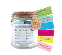 RtottiM Bible Verses Jar 90 Unidades Mini versos Biblia Tarjetas Bible Verses Jar Regalo Cristiano Biblia Accesorios Regalos para el Día del Padre Regalo de Muta Tarro De Versículo Bíblico