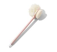 Rtppyakk Artefacto de BañO Cepillo de BañO de Pelo Suave con Manejar Frotamiento de Barro Ceniza Frotamiento con Espuma Rosa