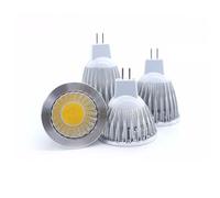 RTQAZWSXE Lamps, 10pcs/lot LED COB Spotlight AC220V 5W GU10/E27/E14 Dimmable Home Decor Lamp, MR16 12V Spot Light(Natural Light,MR16 DC 12V)