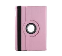 RTQAZWSXE YSJX Lychee Pattern Protective Cover 360° Rotating Leather Case Suitable for Samsung Galaxy Tab A9 8.7 Inches(Rosado)