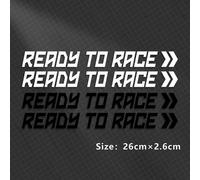 (RTR 26cm B)Reflective Motorcycle Stickers Ready To Race Tank Decals Racing For KTM Adventure Super