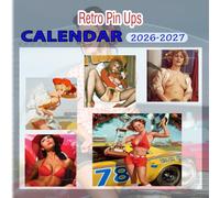 rєtrσ pín ups wαll cαlєndαr 2026- 2027: 18 Month Planner To Keep You On Track from Sep 2026 to Dec 2027,Square 8.5 x 8.5 Inches Gift For Organizing & Planning