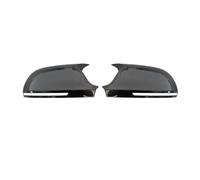 RTRCAGAKM 2 uds ABS Espejo retrovisor Brillante Lado Posterior Cubre Tapa B8 Apto for Audi A3 8P A4 A5 2011-2016 8F0857527B 8F0857528B(Bright Black)