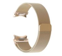 RTRCAGAKM Banda de bucle for Samsung Fit for Galaxy Watch 6 5 4 40 mm 44 mm 5 Pro Pulsera de metal Fit for Galaxy Watch 4 6 Classic 47 43 42 46 mm Correa(Rose gold,Watch 6 classic 43mm)