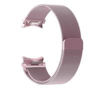 RTRCAGAKM Banda de bucle for Samsung Fit for Galaxy Watch 6 5 4 40 mm 44 mm 5 Pro Pulsera de metal Fit for Galaxy Watch 4 6 Classic 47 43 42 46 mm Correa(Pink gold,Watch 6 classic 47mm)