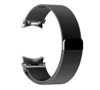 RTRCAGAKM Banda de bucle for Samsung Fit for Galaxy Watch 6 5 4 40 mm 44 mm 5 Pro Pulsera de metal Fit for Galaxy Watch 4 6 Classic 47 43 42 46 mm Correa(Black,Watch 6 classic 43mm)