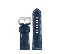 RTRCAGAKM Compatible con Casio Compatible con Swordfish Compatible con correa de reloj MDV-106 Compatible con MDV106-1A 107-1A No. 5 Correa de reloj mate esmerilada de 22 mm for hombre(Blue-silver buc