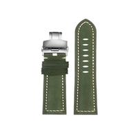 RTRCAGAKM Compatible con Casio Compatible con Swordfish Compatible con correa de reloj MDV-106 Compatible con MDV106-1A 107-1A No. 5 Correa de reloj mate esmerilada de 22 mm for hombre(Army Green Fold