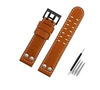 RTRCAGAKM Compatible con Hamilton H77616533 Compatible con H70615733 Correa de reloj for hombre de 20 mm y 22 mm Remache de acero inoxidable(Red Brown white bk,22mm)