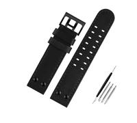 RTRCAGAKM Compatible con Hamilton H77616533 Compatible con H70615733 Correa de reloj for hombre de 20 mm y 22 mm Remache de acero inoxidable(Black black -black,20mm)