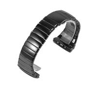RTRCAGAKM Compatible con la serie for Rado, correa de reloj de cerámica negra for hombres y mujeres, pulsera con hebilla plegable de doble presión, correa de reloj de 17 mm, 26 mm y 29 mm(29mm)