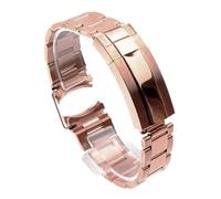 RTRCAGAKM Compatible con pulsera Oyster Correa de reloj de acero inoxidable 316L Compatible con Rolex Compatible con SUBMARINER Compatible con DAYTONA SUP Compatible con pulsera de reloj for hombre fo