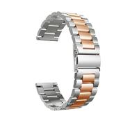 RTRCAGAKM Compatible con Xiaomi Compatible con Huami Compatible con Amazfit GTR 47 mm 42 mm Correa de muñeca Pulsera de metal Compatible con Amazfit 3 GTS Bip S Correa de reloj 20 mm 22 mm(Silver rose