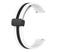 RTRCAGAKM Correa con hebilla plegable magnética compatible con TicWatch Pro 3, compatible con Ultra GPS/compatible con LTE, correa de silicona compatible con TicWatch E3/compatible con GTX/compatible